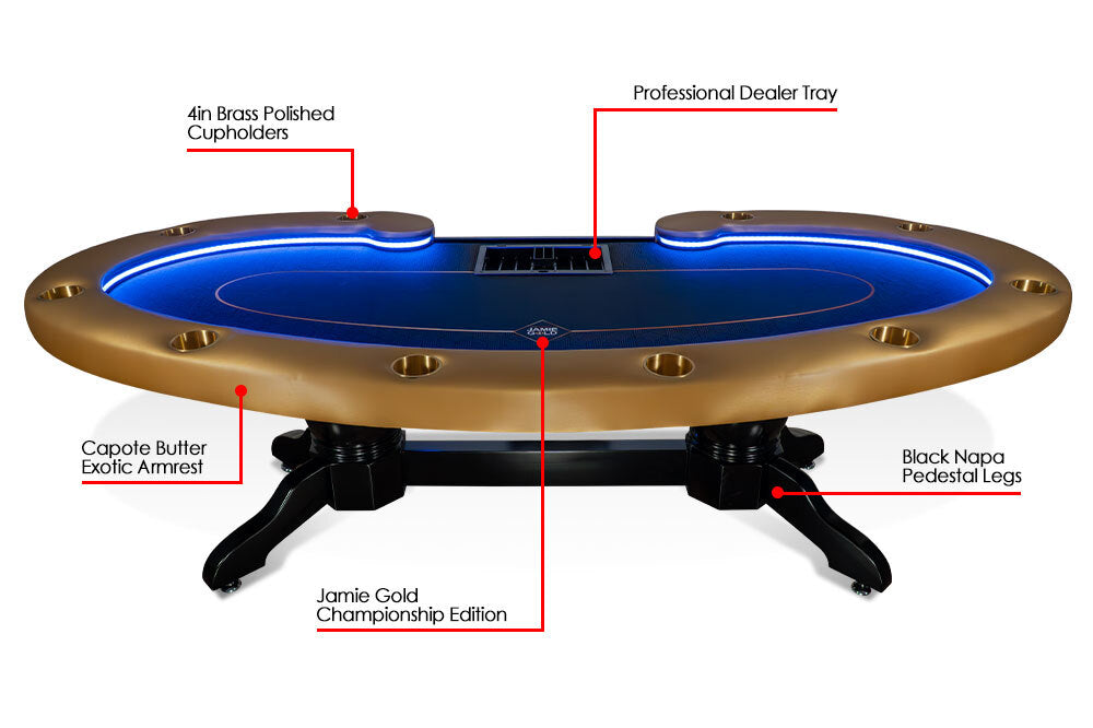 BBO Lumen HD LED Poker Table