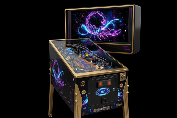 luxury modern scorpion pinball machine